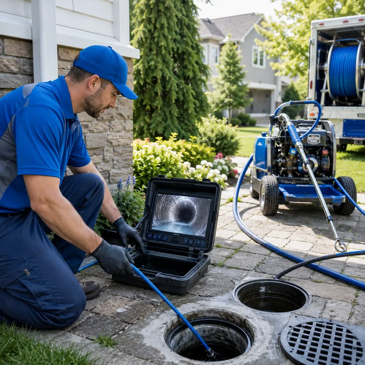 Outdoor drain cleaning professionals serving Reisterstown, MD